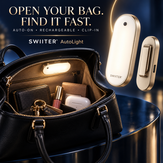 SWIITER® AutoLight Rechargeable Automatic Handbag Light