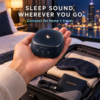 SWIITER® SoundPod Mini White Noise Sleep Speaker with Timer