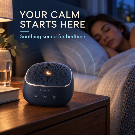 SWIITER® SoundPod Mini White Noise Sleep Speaker with Timer