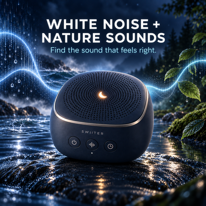 SWIITER® SoundPod Mini White Noise Sleep Speaker with Timer