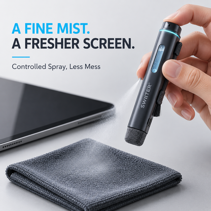 SWIITER® ScreenSweep Rechargeable 3-in-1 Cleaning Pen