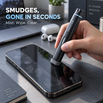 SWIITER® ScreenSweep Rechargeable 3-in-1 Cleaning Pen