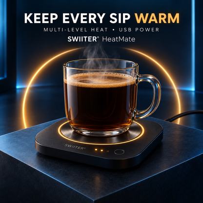 SWIITER® HeatMate USB Cup Warmer with Adjustable Heat